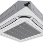 Kasetinė split tipo inverter oro kondicionieriaus U-Match vidinė dalis 3,5/4,0 kW, (grotelės TF05), R32