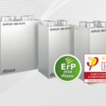 Rekuperatorius Duplex 380 ECV5-E.RD5 ent. su CP Touch valdikliu ir  šildytuvu