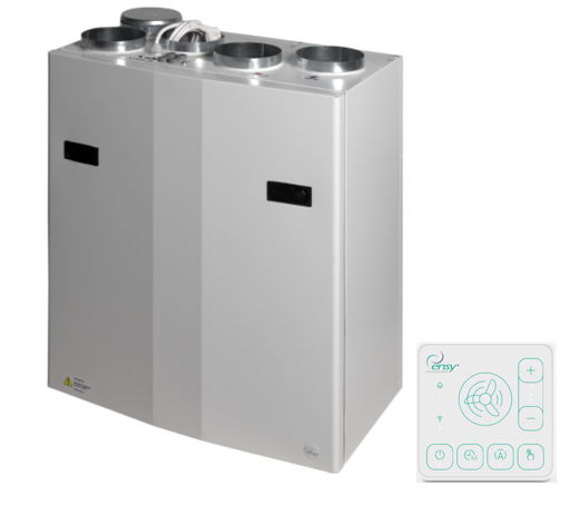 Rekuperatorius ENSY WAVE 300BV vert. kair.p. su Wi-Fi ir Bluetooth valdikliu